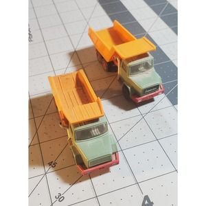 Pair of Wiking Magrius Deutz 1/87 scale Dump Trucks